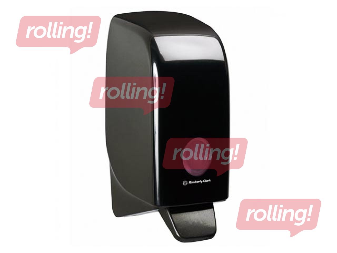 Šķidro ziepju turētājs Aquarius, plastikāta, melns, 1l