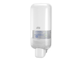Soap and disinfectant dispenser Tork S4, plastic, white