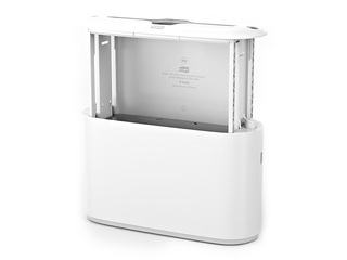 Salvešu turētājs galdam Tork Xpress Countertop Multifold, H2, plastikāta, balts