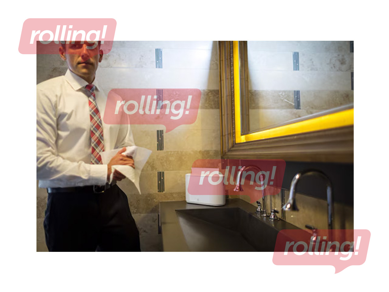 Salvešu turētājs galdam Tork Xpress Countertop Multifold, H2, plastikāta, balts