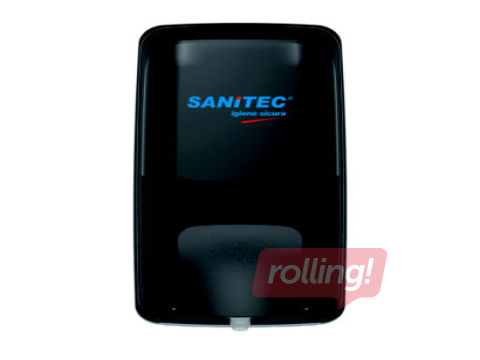 Šķidro ziepju, dezinfekcijas līdzekļu turētājs Sanitec, automātisks, melns, 1l