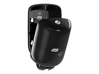 Šķidro ziepju turētājs Tork Mini S2, plastikāta, melns, 475ml