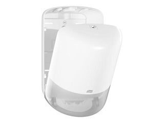 Papīra dvieļu ruļļos turētājs Tork M2, plastikāta, balts