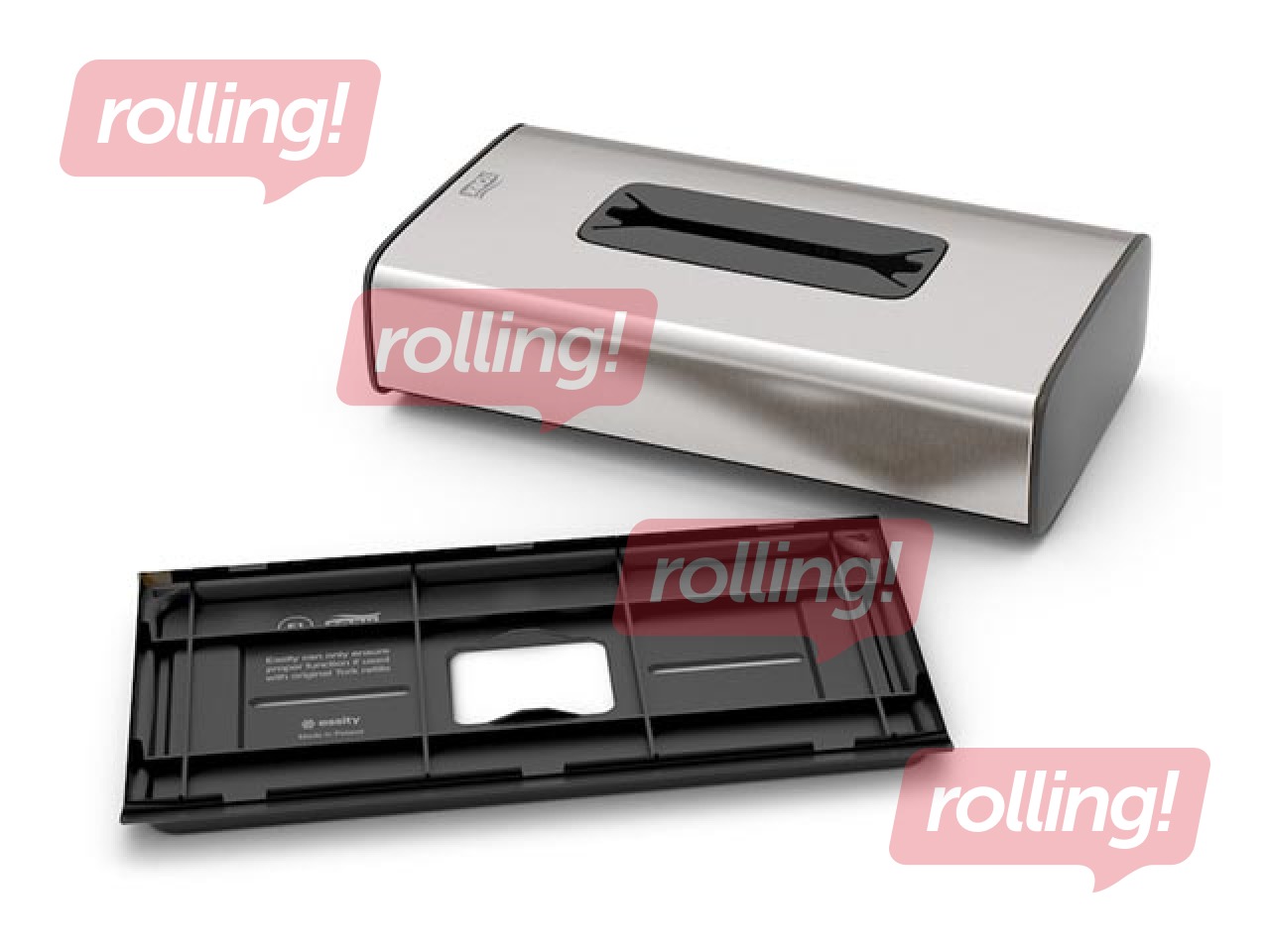 Kosmētisko salvešu turētājs Tork F1, metāls, plastmasa