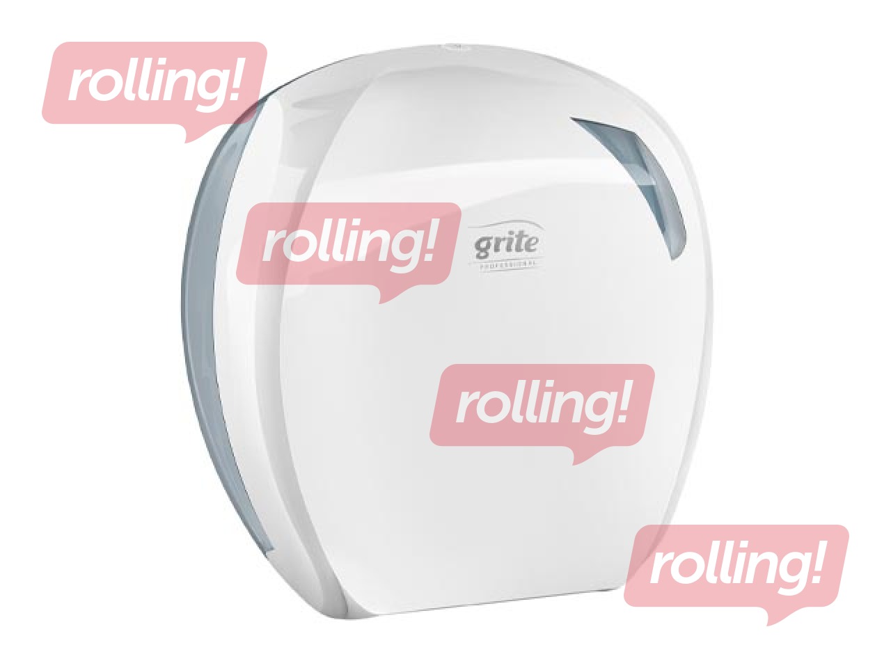 Tualetes papīra ruļļos turētājs Grite Mini, T2, plastikāta, balts