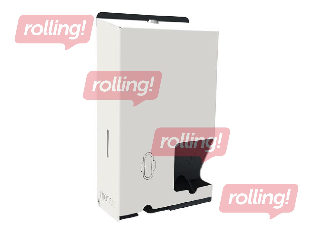 Higiēnas preču turētājs, nerūsējošais tērauds, balts, 20x35x9.8cm