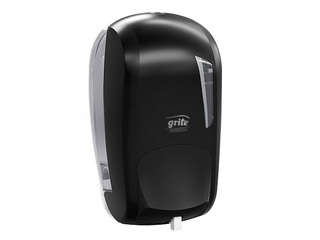 Foam soap dispenser Grite, plastic, black, 1l