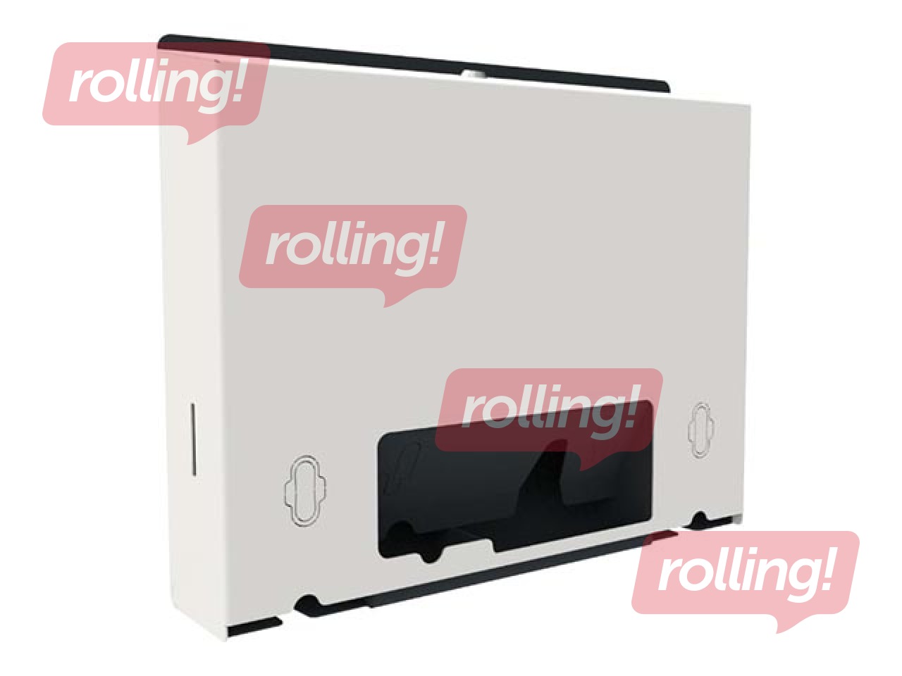 Higiēnas preču turētājs, nerūsējošais tērauds, balts, 48.2x40x9.8cm