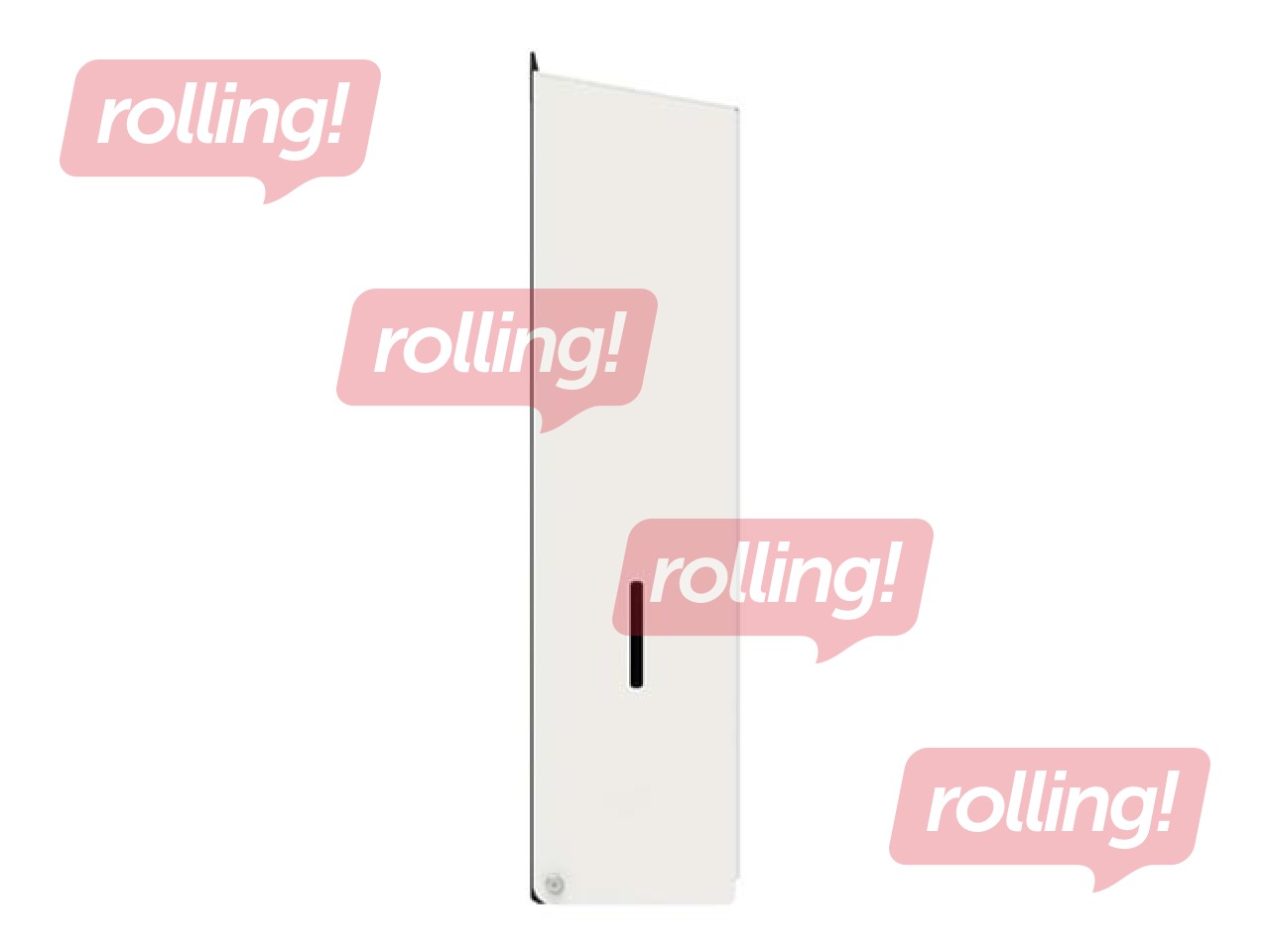 Higiēnas preču turētājs, nerūsējošais tērauds, balts, 48.2x40x9.8cm