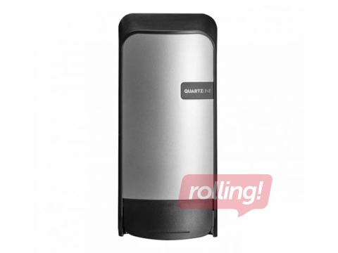 Šķidro ziepju turētājs QuartzLine, plastikāta, sudrabs, 1l