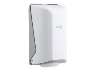 Papīra dvieļu ruļļos turētājs Vialli Centerfeed Mini, M1, balts