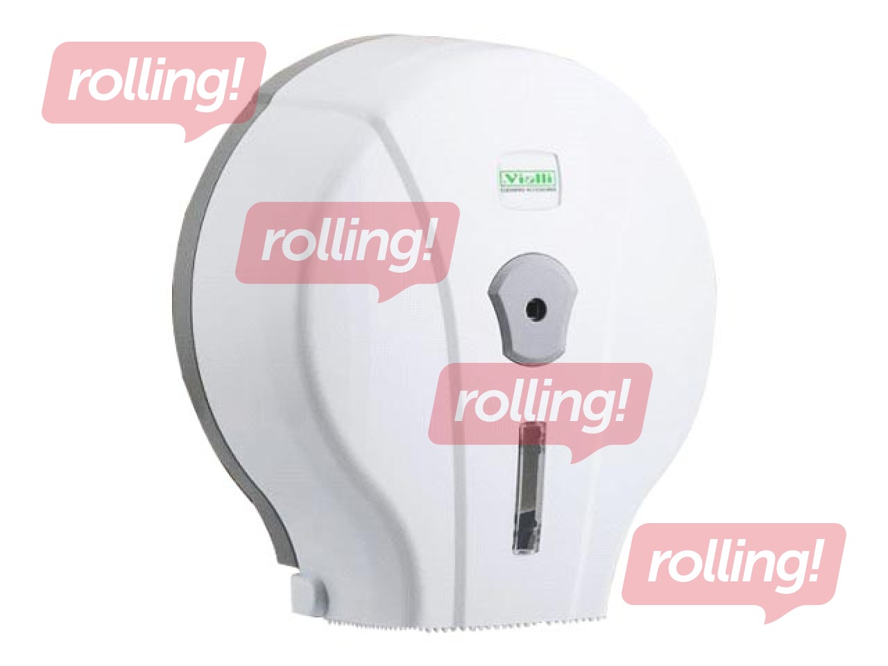 Tualetes papīra ruļļos turētājs Vialli Mini Jumbo, T2, balts