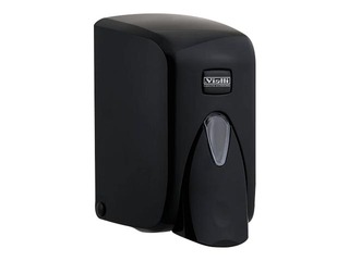 Liquid soap dispenser Vialli, S5, black, 500ml