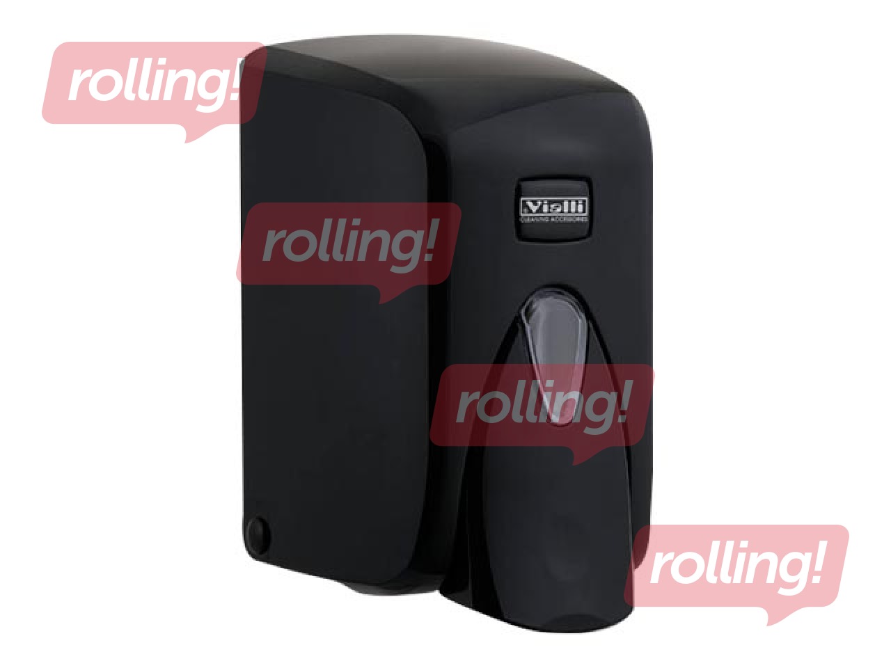 Šķidro ziepju turētājs Vialli S5, melns, 500ml