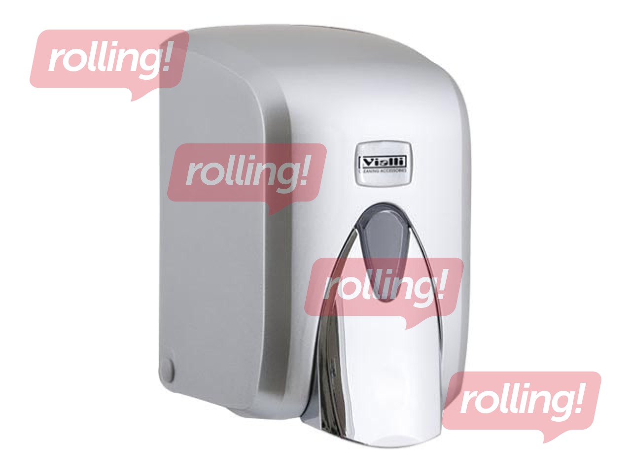 Putu ziepju turētājs Vialli F5, sudraba, 500ml