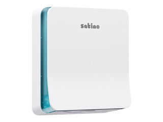 Paberrätiku hoidja Satino Interfold Slim Mini H2, valge