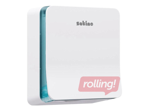 Papīra dvieļu loksnēs turētājs Satino Interfold Slim H2, balts