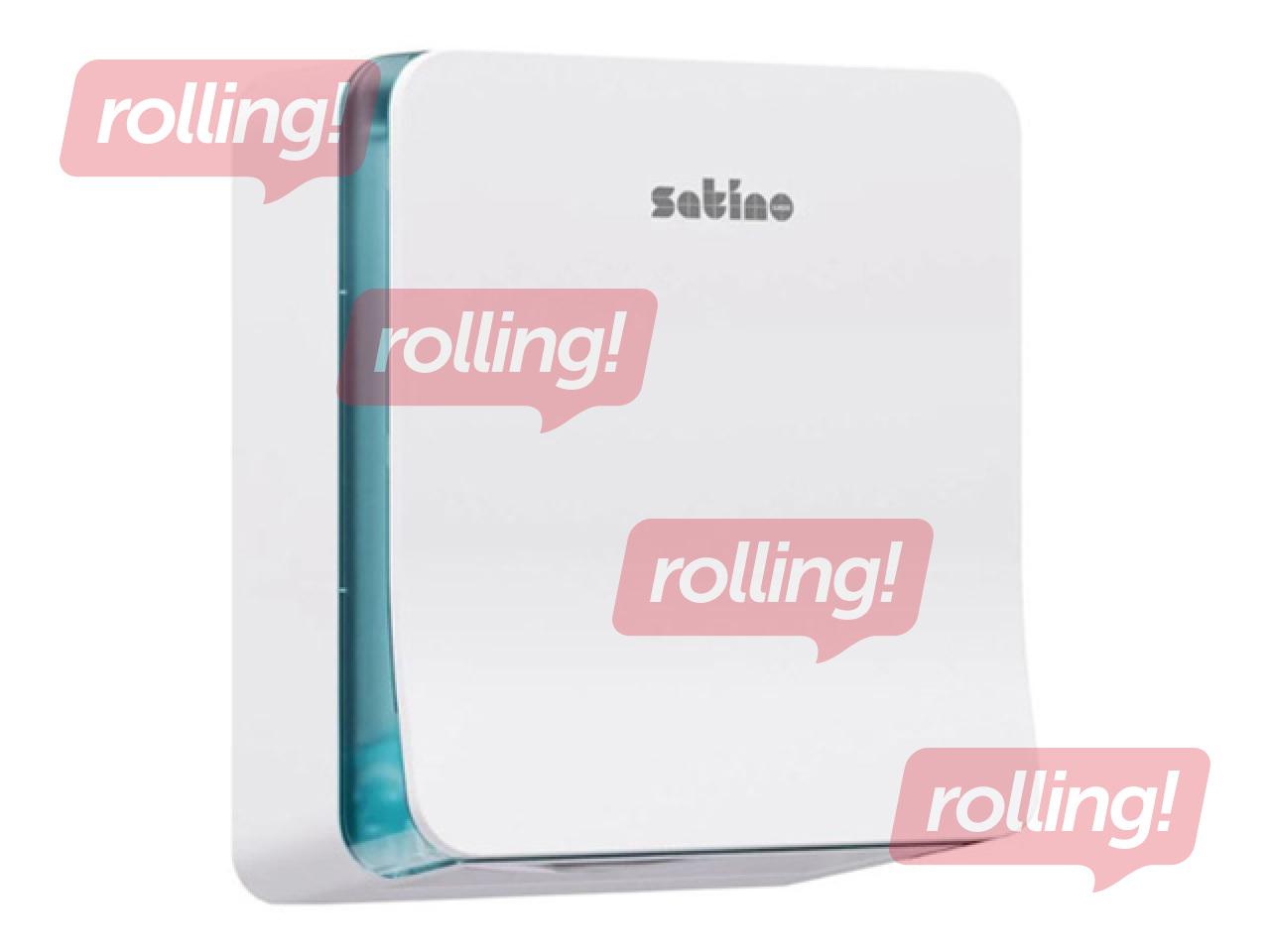 Papīra dvieļu loksnēs turētājs Satino Interfold Slim H2, balts