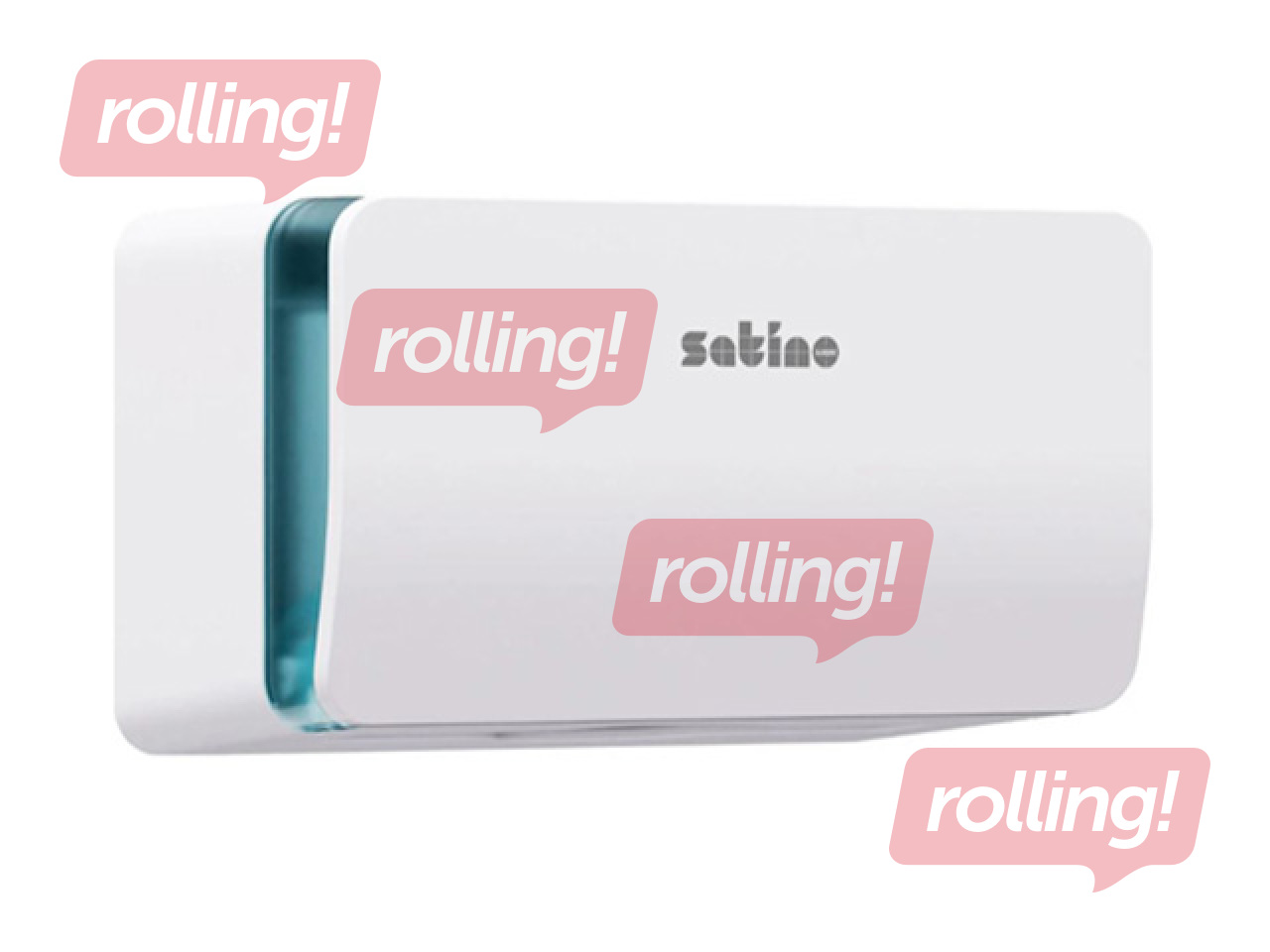 Papīra dvieļu loksnēs turētājs Satino Mini H3, balts