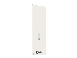 Higiēnas preču turētājs, nerūsējošais tērauds, balts, 11.2x35x9.8cm