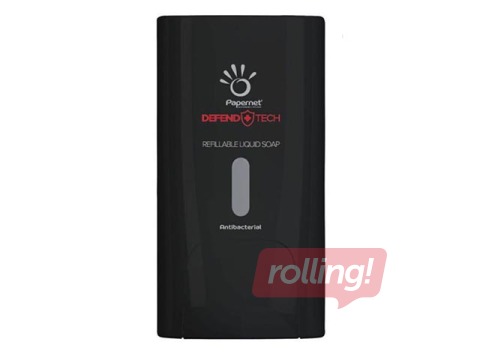 Šķidro ziepju turētājs Papernet, melns, 1l