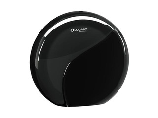 Toilet paper holder Lucart, Identity, T2, plastic, black