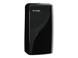 Tualetes papīra loksnēs turētājs Lucart Identity, T3, plastikāta, melns