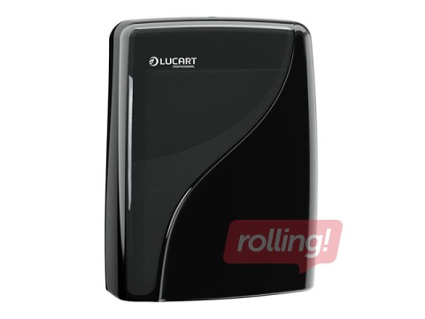 Paper towel holder Lucart, Identity, for sheets, black