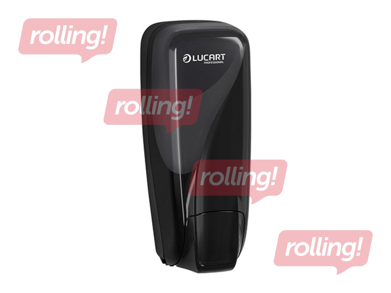 Šķidro ziepju turētājs Lucart Identity, melns, 1l