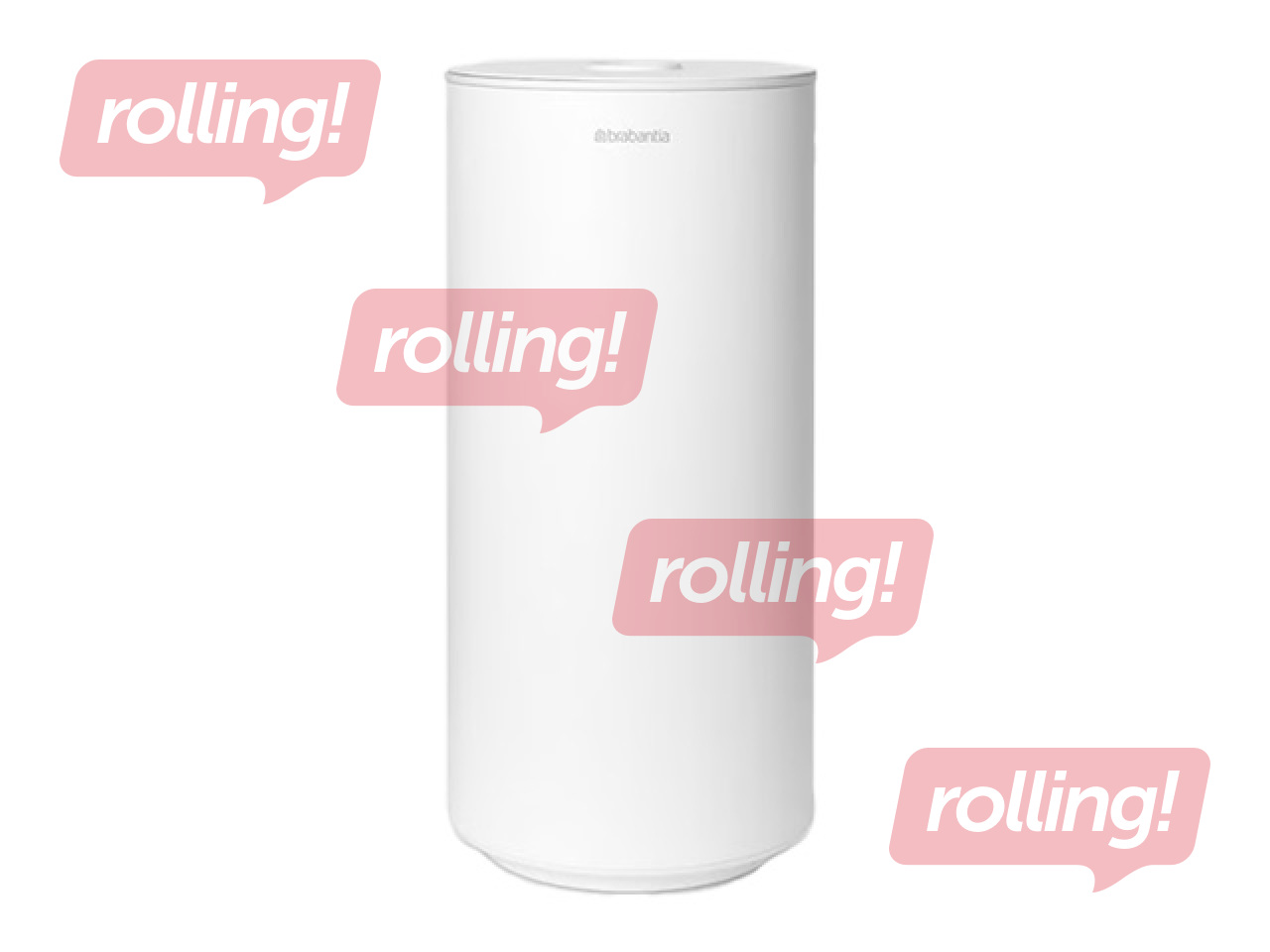 Tualetes papīra ruļļos turētājs Brabantia MindSet, balts