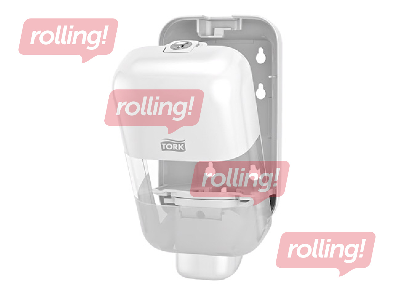 Дозатор мыла и дезинфицирующего средства Tork Mini S5, пластиковый, белый