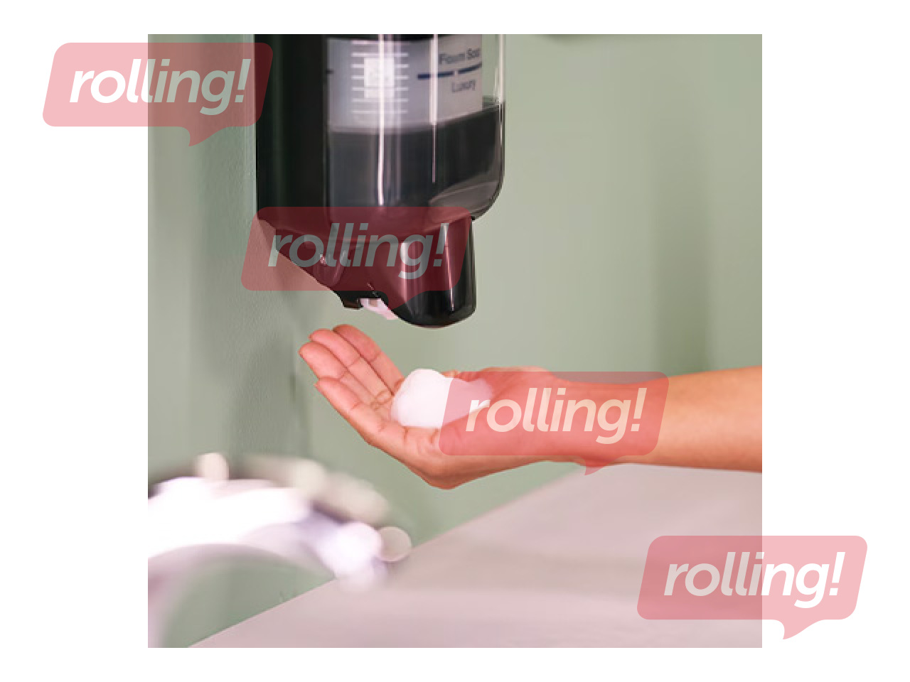 Ziepju un dezinfekcijas līdzekļu turētājs Tork Mini S5, plastikāta, melns