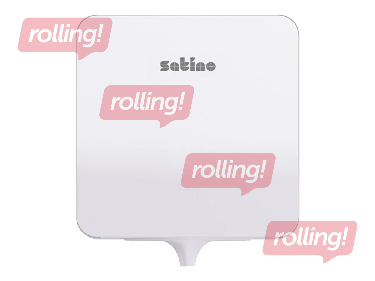 Papīra dvieļu ruļļos turētājs Satino Centrefeed Plus, balts