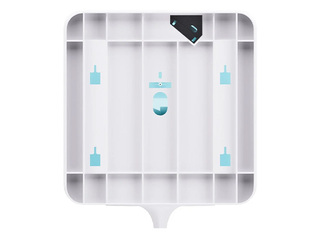 Papīra dvieļu ruļļos turētājs Satino Centrefeed Plus, balts