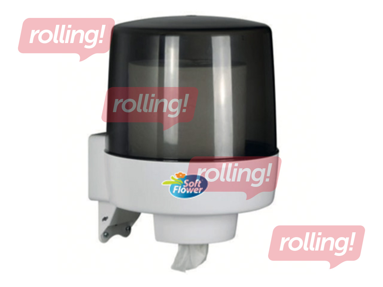 Industriālā papīra turētājs Soft Flower