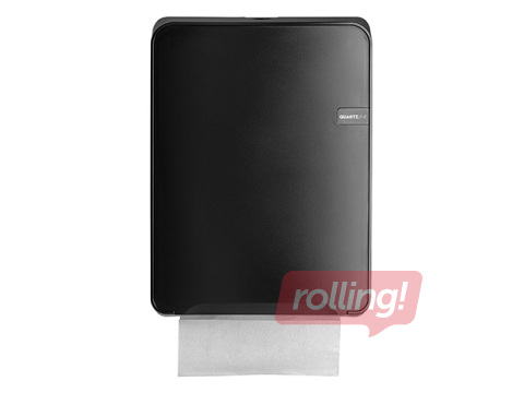 Paper Towel Dispenser QuartzLine Multifold, H2, plastic, black