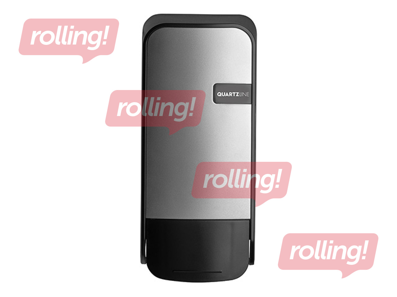 Putu ziepju turētājs QuartzLine, plastikāta, sudraba, 1l