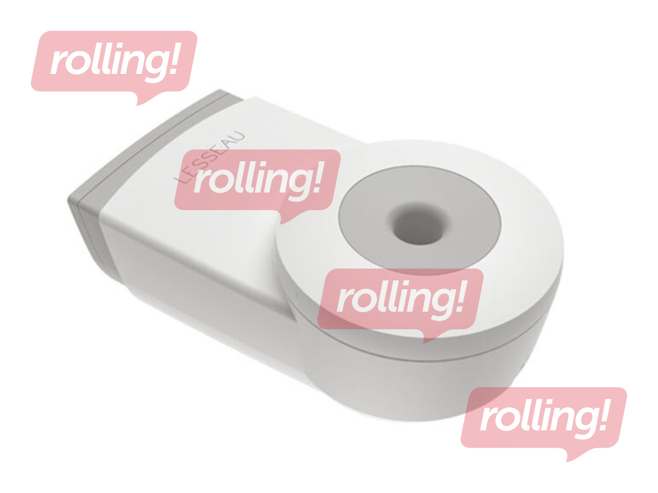 Ziepju turētājs Lesseau, bezkontakta, balts