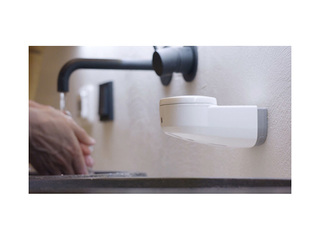 Ziepju turētājs Lesseau, bezkontakta, melns