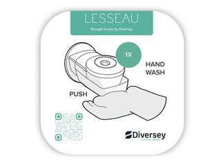 Ziepju turētājs Lesseau, mehānisks, melns