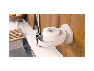 Ziepju turētājs Lesseau, mehānisks, balts