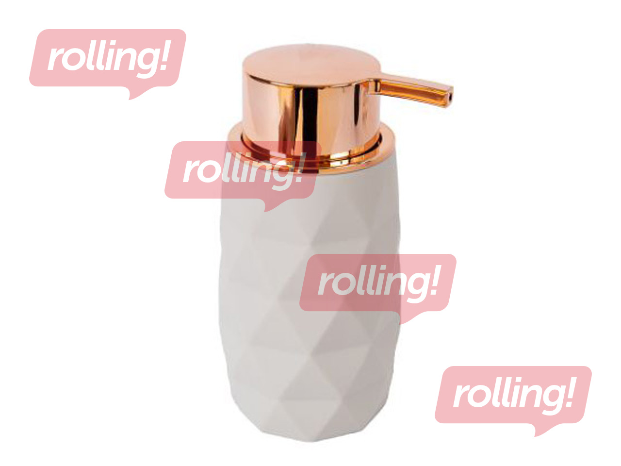 Дозатор для мыла Darius, светло-серый, 350мл