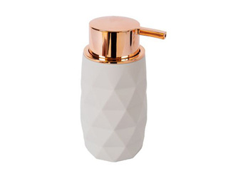 Soap dispenser Darius, light gray, 350ml