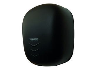 Electric hand dryer Vama, Steam Dry UV, 1100W, matte, black