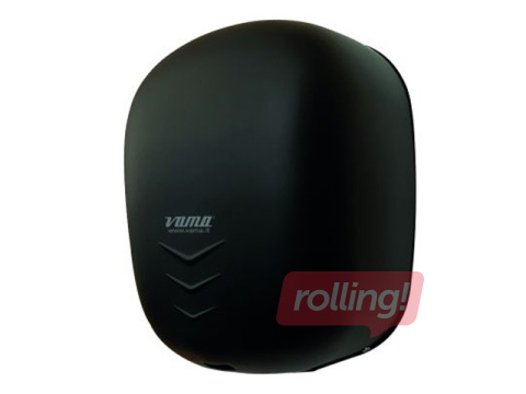 Elektriskais roku žāvētājs Vama, Steam Dry UV, matēts, melns, 1100W