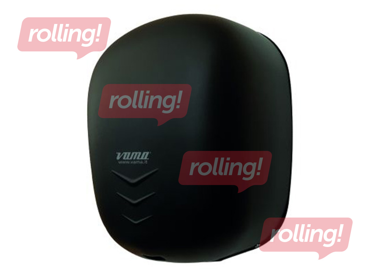 Elektriskais roku žāvētājs Vama, Steam Dry UV, matēts, melns, 1100W