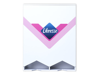 Hygiene product holder Libresse, white