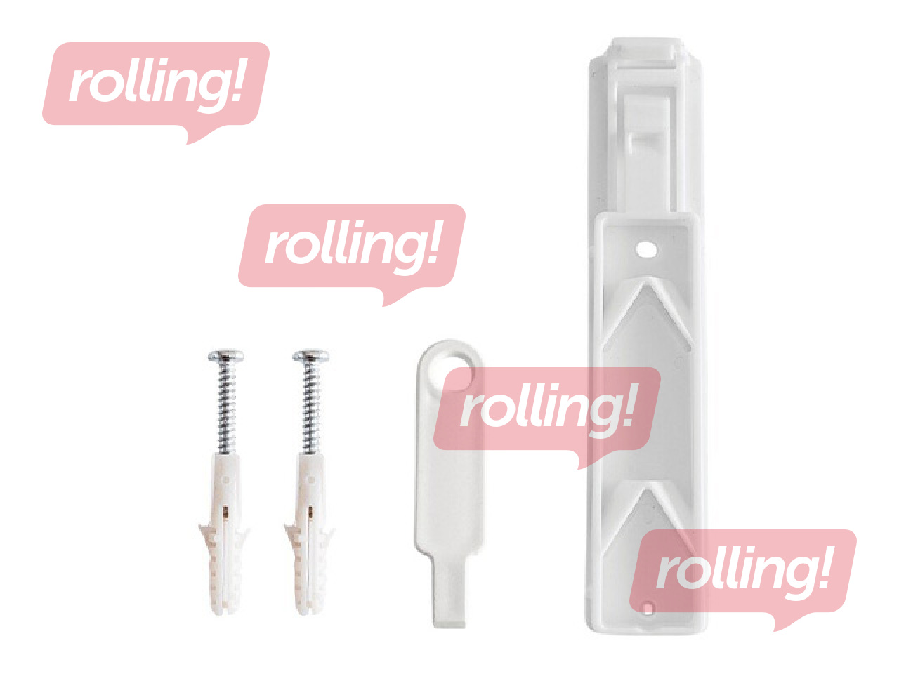 Настенное крепление для дозатора Mirage, белое