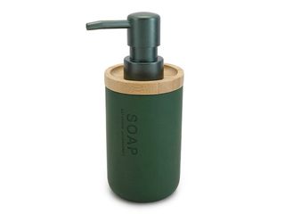 Soap dispenser Duschy Nature, dark green