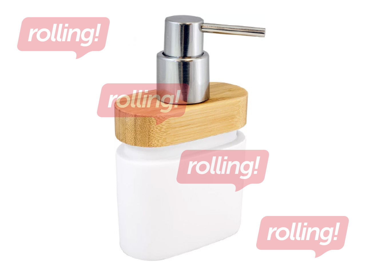 Ziepju dozators Duschy Wood, balts